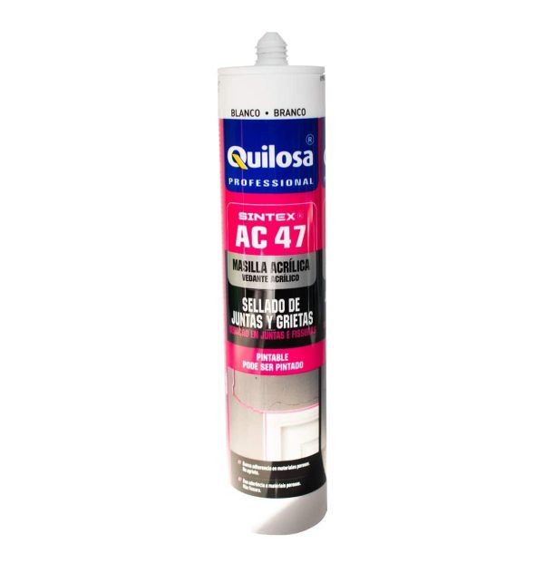 sellador acrilico sintex ac 47 juntas y grietas quilosa 300ml