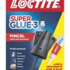 1465 Pegamento rapido SUPER GLUE 3 de Loctite con pincel 5 gramos limpia pegamento de regalo